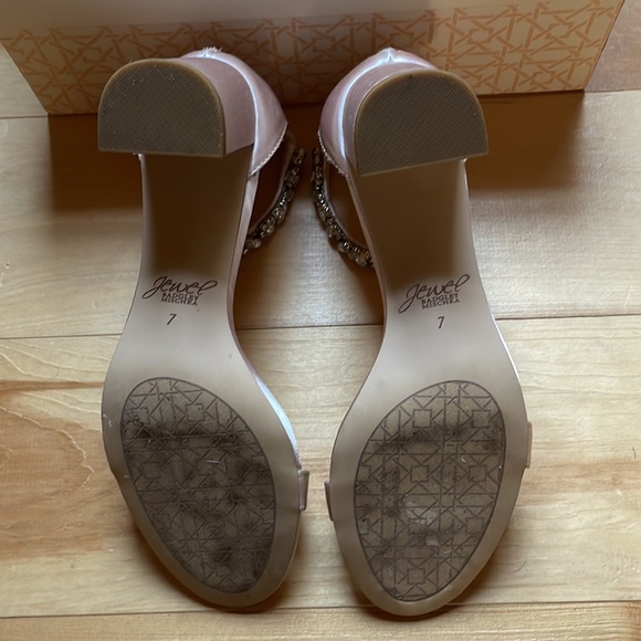 Catalina Ankle Strap Sandal by JEWEL BADGLEY MISCHKA, 7, color: champagne - Picture 5 of 16